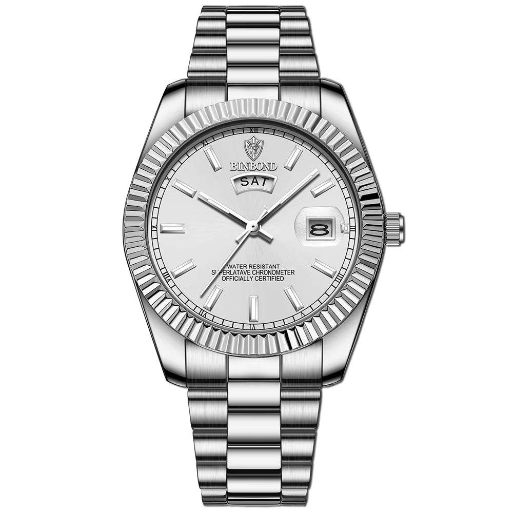 B7012 Fashion Business Mens Quartz Watches 30M Waterproof Luminous Classic Luxury Casual Mens Watches Relogio Masculino