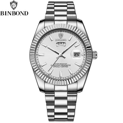 B7012 Fashion Business Mens Quartz Watches 30M Waterproof Luminous Classic Luxury Casual Mens Watches Relogio Masculino