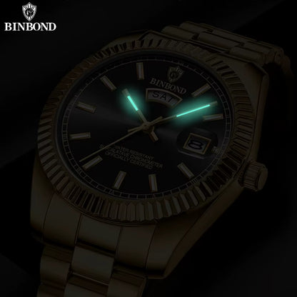 B7012 Fashion Business Mens Quartz Watches 30M Waterproof Luminous Classic Luxury Casual Mens Watches Relogio Masculino
